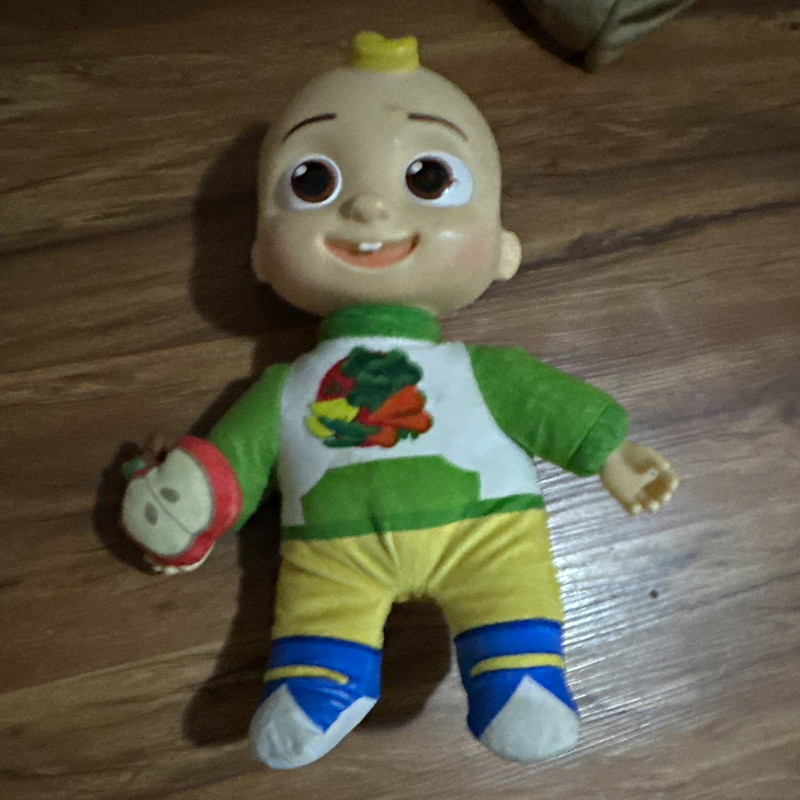 CoComelon JJ Doll Plush Baby Doll, TV Theme, Multicolor, Unisex, Age 0+