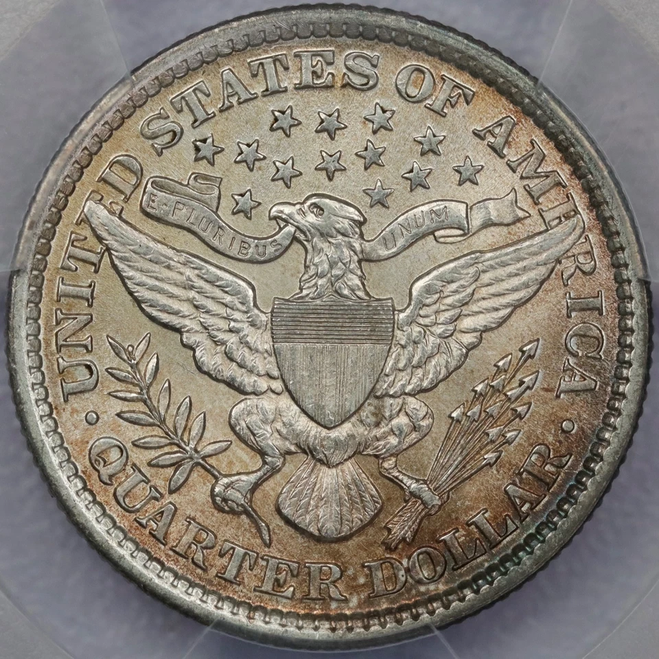 1898 25c Barber Quarter - PCGS MS 62 - Image 2 of 4