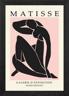 Matisse Papierausschnitt gerahmt Wandbild Poster Leinwanddruck Bild