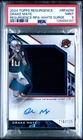 2024 TOPPS RESURGENCE PATCH AUTO WHITE SURGE DRAKE MAYE ROOKIE RC 110/125 PSA 9