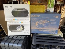 Sony CFD-S70 Black Boombox Portable CD Cassette Player AM/FM Radio NEW IN BOX
