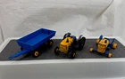 Lesney Matchbox Ford Tractor Hay Trailer No. 39 & 40 Lot Of 3 Blue Die Cast