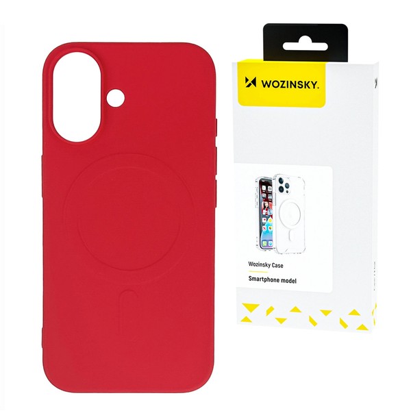 Wozinsky Liquid Silicone Magsafe Case FüR Samsung Galaxy S25 Ultra, Rot-image