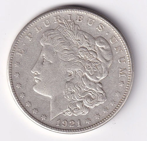 1921 S Morgan Silver Dollar 1$ Coin 90% Silver n.159