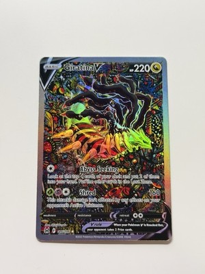 DIY Giratina V 186/196 Holo Inspired Art Card *READ DESCRIPTION*