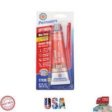 High Heat Permatex Gasket Maker - 3.35 Oz for Non-Toxic Applications