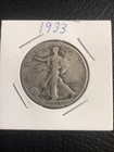 1933 walking liberty half dollar