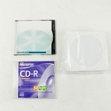 Lot of CDs Accessories 2 Blank CD-Rs New Empty CD Sleeves