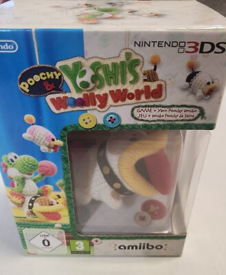 Poochy & Yoshi's Woolly World ''Poochi Amiibo Edition'' - Nintendo 3DS PAL Region