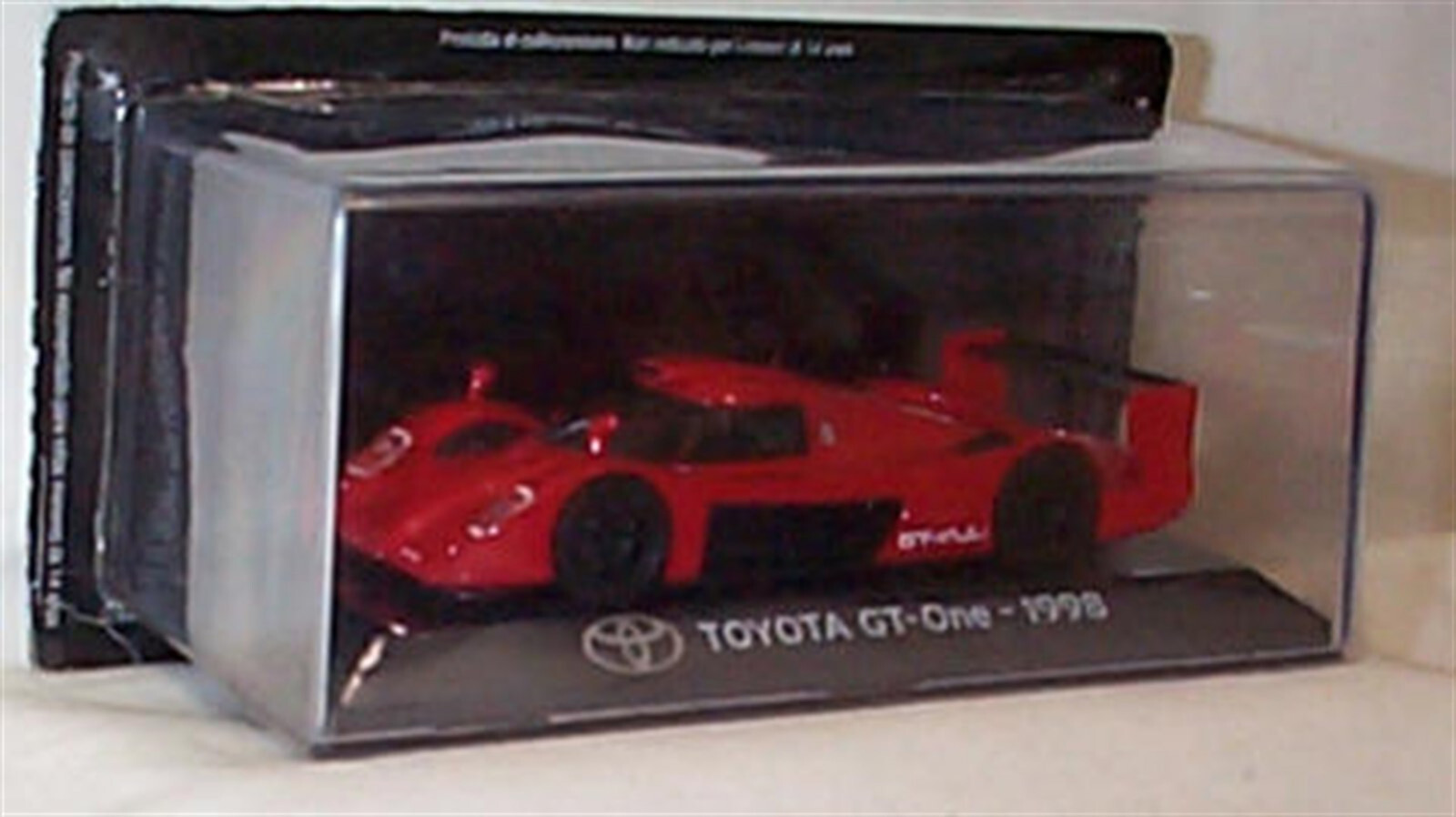 Supercars Collection Toyota GT-One 1998 in red 1:43 Scale New in Pack ...