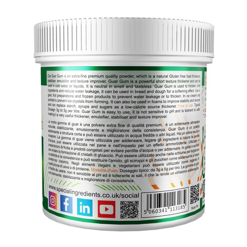 Guar Gum Powder - Premium Quality Non-GMO Vegan Friendly Gluten Free - Picture 4 of 21