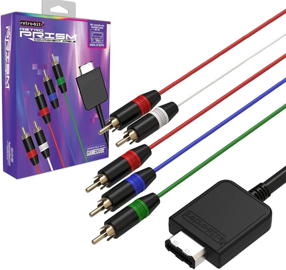 Retro Prism Component Cable - Upgrade Your GameCube Experience with Clarity - Image 3 of 4