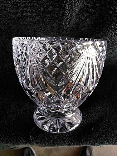 Waterford Crystal Imperial 10" Diamant & Fächerschliff Eierschachteln mit Fuß - Bild 3 von 8