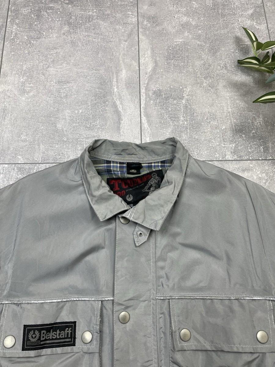 TourMaster 500 Belstaff Motorcycle Rider Jacket Coat Belted