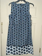 NINE WEST Boutique Malibu Big Polka Dot SEXY Dress $79 RETAIL Sz 6 NWT ❤️tb1000