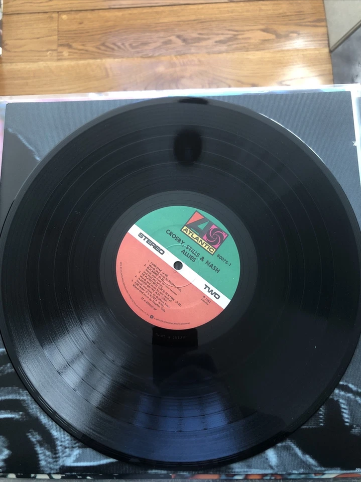 Mint- Crosby Stills Nash Allies Atlantic Records Stereo LP - Image 4 of 4