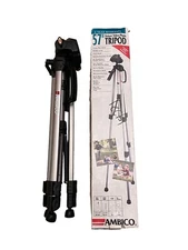 Ambico V-0554 Camera Tripod With Head 57 Inch Tripod with Quick Release