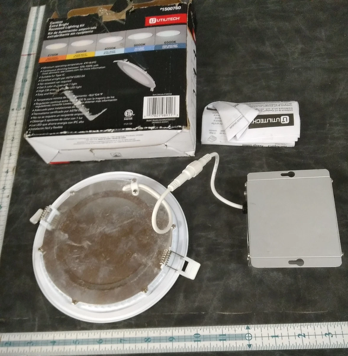 Utilitech 6 Inch Canless Extra Bright Led Recessed Lighting Kit