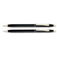 Cross Classic Century Ballpoint Pen & Pencil Set Black/23 Kt. Gold Accents on sale Cross Classic Century Ballpoint Pen & Pencil Set Black/23 Kt. Gold Accents on sale