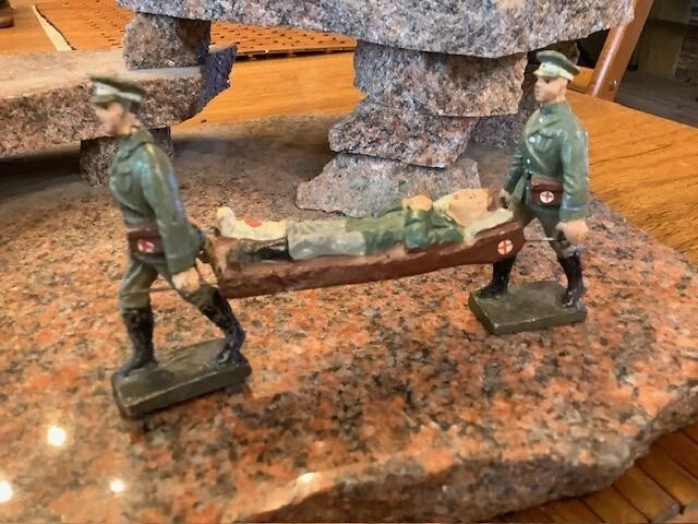 Juego de camilla alemana alemana de composición vintage - Leyla Foto 2 de 4