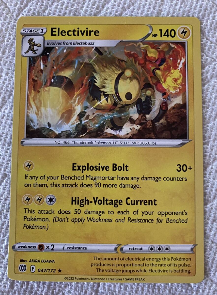 Electivire (carta tipo elétrico rara) - Pokémon TCG Cards