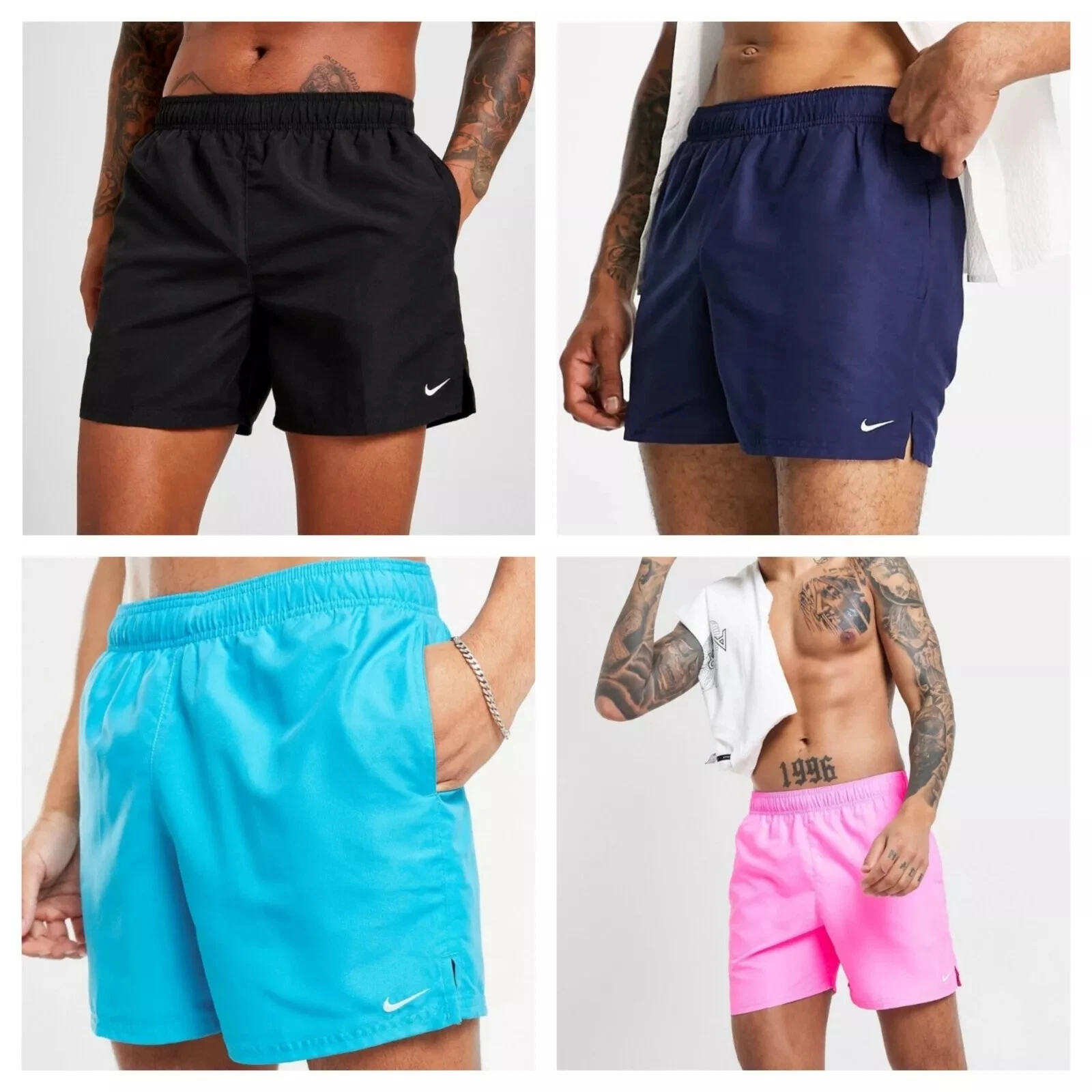 NIKE MENS SWIM SHORTS ESSENCIAL CORE 5" VOLLEY POOL BEACH BOARD SHORTS 5 COLOURS
Opens in a new wind