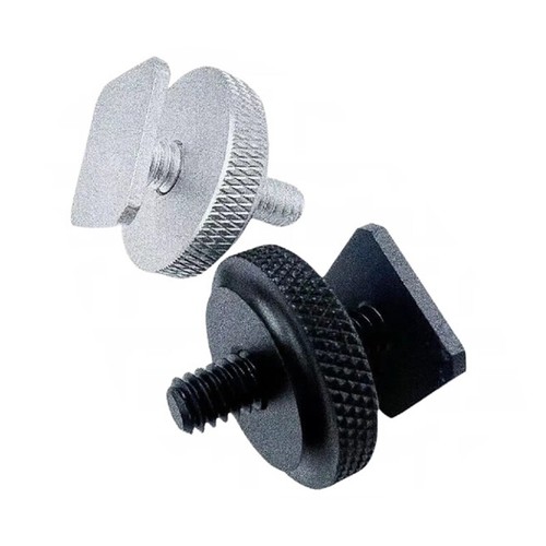 Durability Metal Hot Shoe to 1/4In Screw Adapter for DSLR Camera for LED Light - Picture 7 of 10