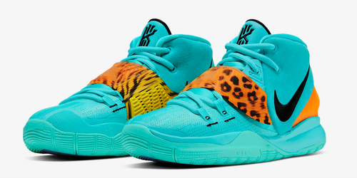 kyrie 6 black and orange