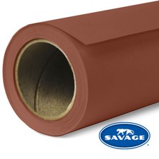 Savage Hintergrundkarton 1,35x11m Chestnut (16) Braun Fotostudio Papierrolle NEU