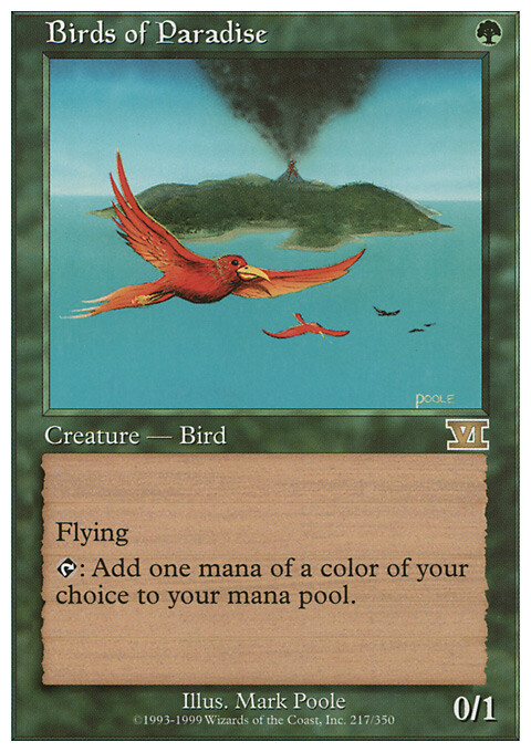 Birds of Paradise X (1) Classic Sixth Edition _ Excellent up to NM_ 4RCards