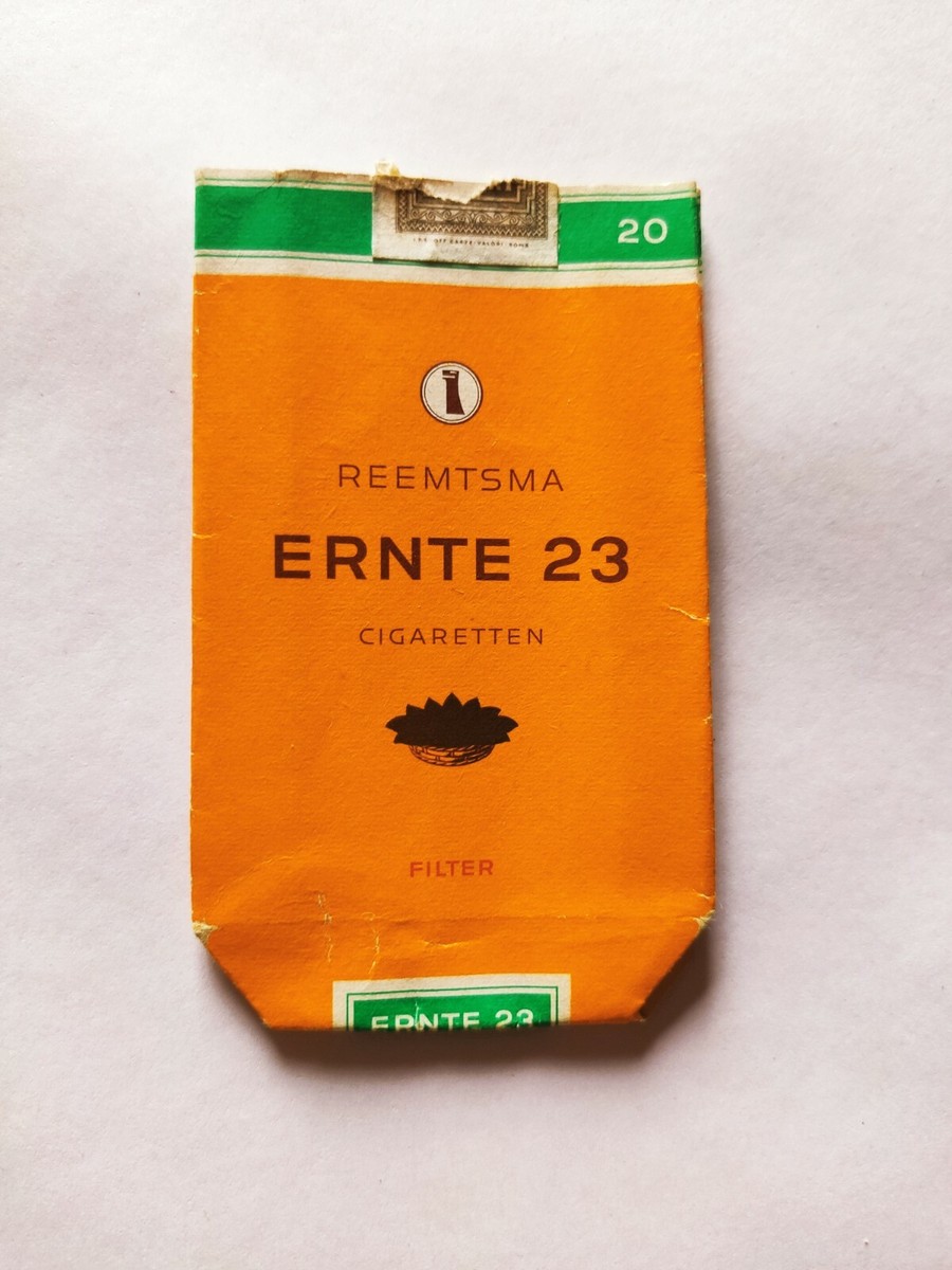 ernte 23 cigarettes KS-22-H - Germany VINTAGE WEST-GERMANY CIGARETTES "ERNTE 23"