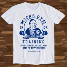 Micks's Gym Boxer Boxing Gloves Rocky Film Movie Funny Gift UNISEX  t-shirt