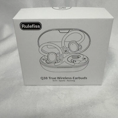 Rulefiss Wireless Earbuds Bluetooth Headphones Sport, 2024 Bluetooth 5.3 Earbuds