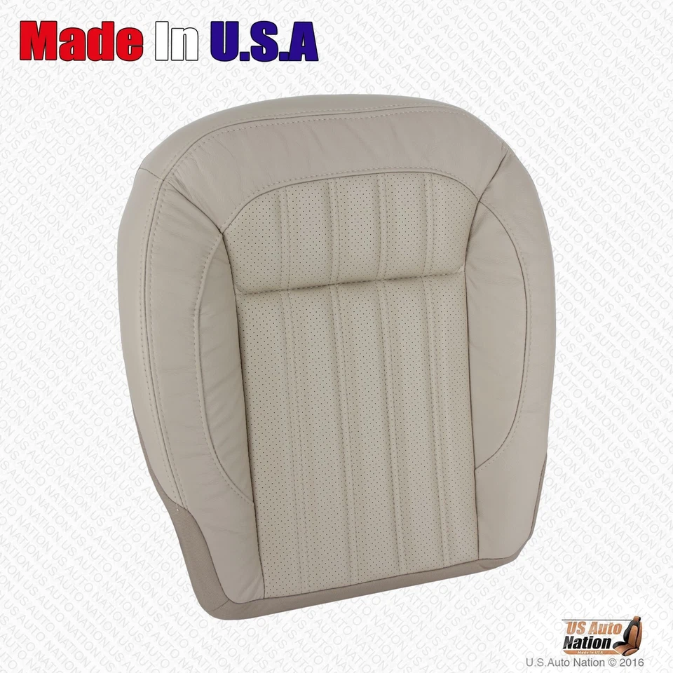 Mercedes Benz GL450 2013 2014 2015 2016 pasajero parte inferior cuero cubierta de asiento tostado Foto 2 de 4