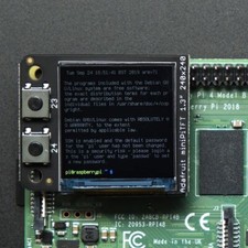 Adafruit 1.3" Mini PiTFT, 240x240 Pixel IPS Color TFT for All Raspberry Pi, 4484