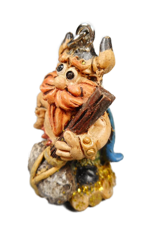 Schlüsselanhänger Wikinger Pirat 11 x 3 cm Schlüsselring Seemann Deko GCG 1510 D - Bild 3 von 3