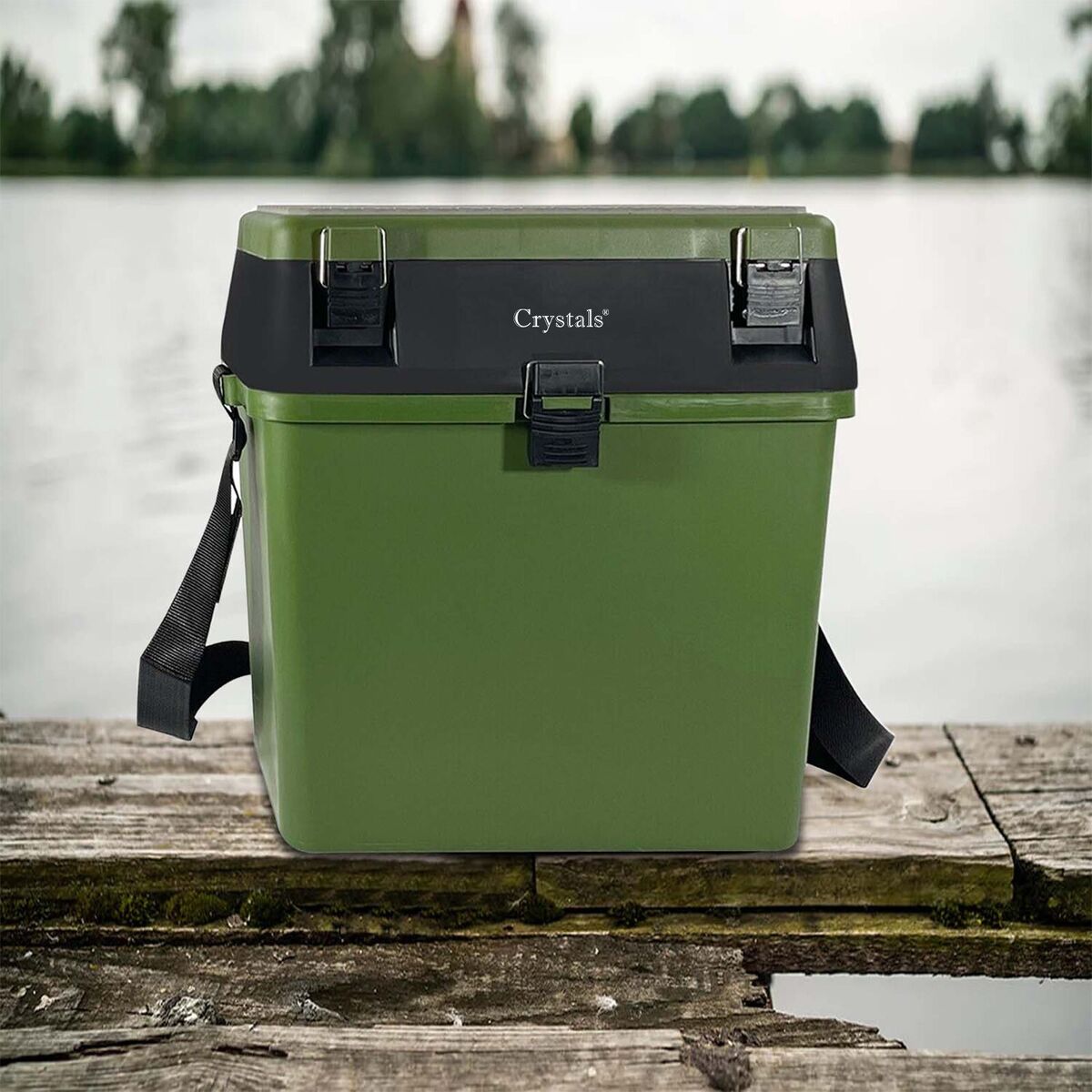 Tackle Box seat bucket box camping fishing basket boating with