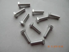 ALUMINUM HEX CAP SCREWS   3/8-16 x 1 1/4"   10 PCS. NEW