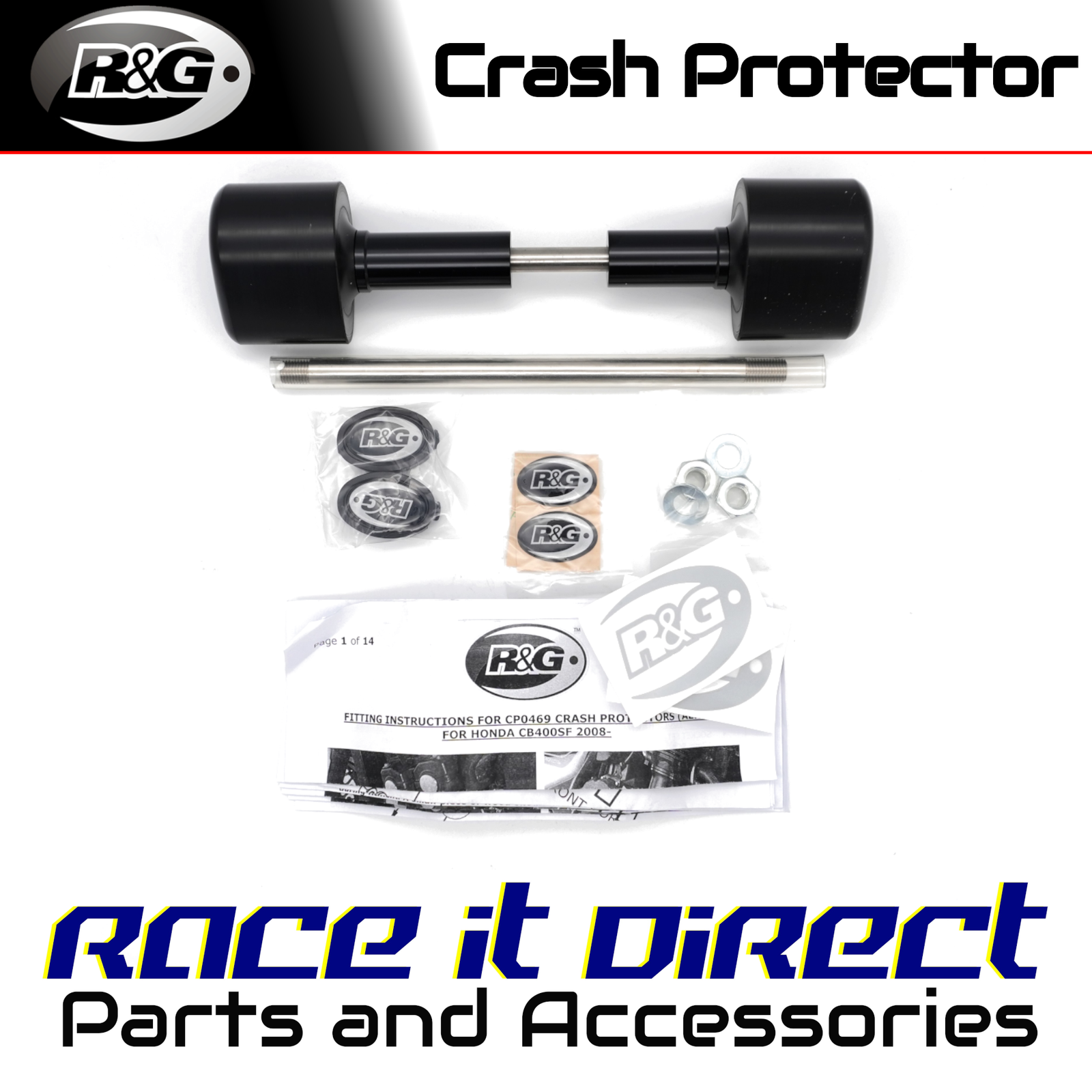 CP0469BL Crash Protectors Aero Style R&G