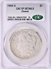 1904-S Morgan Silver Dollar CACG VF Details