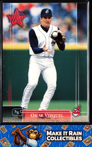 2002 Leaf Rookies and Stars Omar Vizquel #33 card
