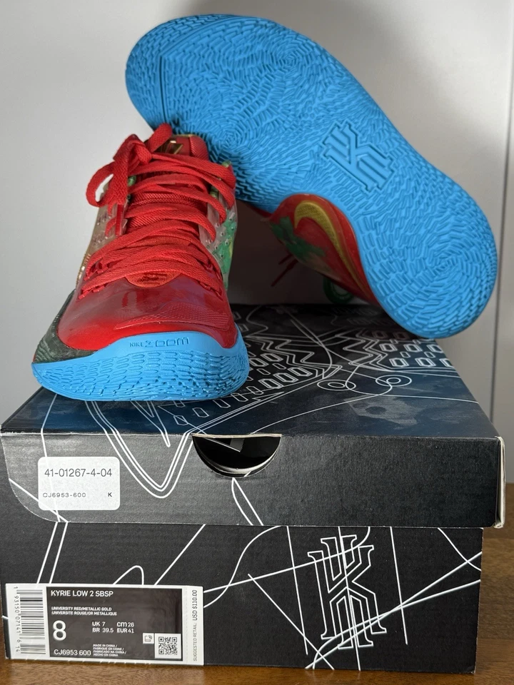 Size 8 - SpongeBob SquarePants x Nike Kyrie 2 Low Mr. Krabs - Image 3 of 4