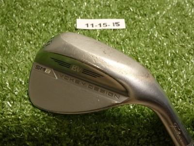 Titleist Vokey SM8 Tour Chrome 60* 12* Lob Wedge D Grind NS Pro Stiff Steel 