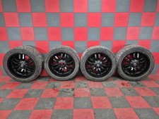 Set of 4 22" 22x40 Fuel D596 Sledge Matte Black Wheels w/Nitto Recon Grappler