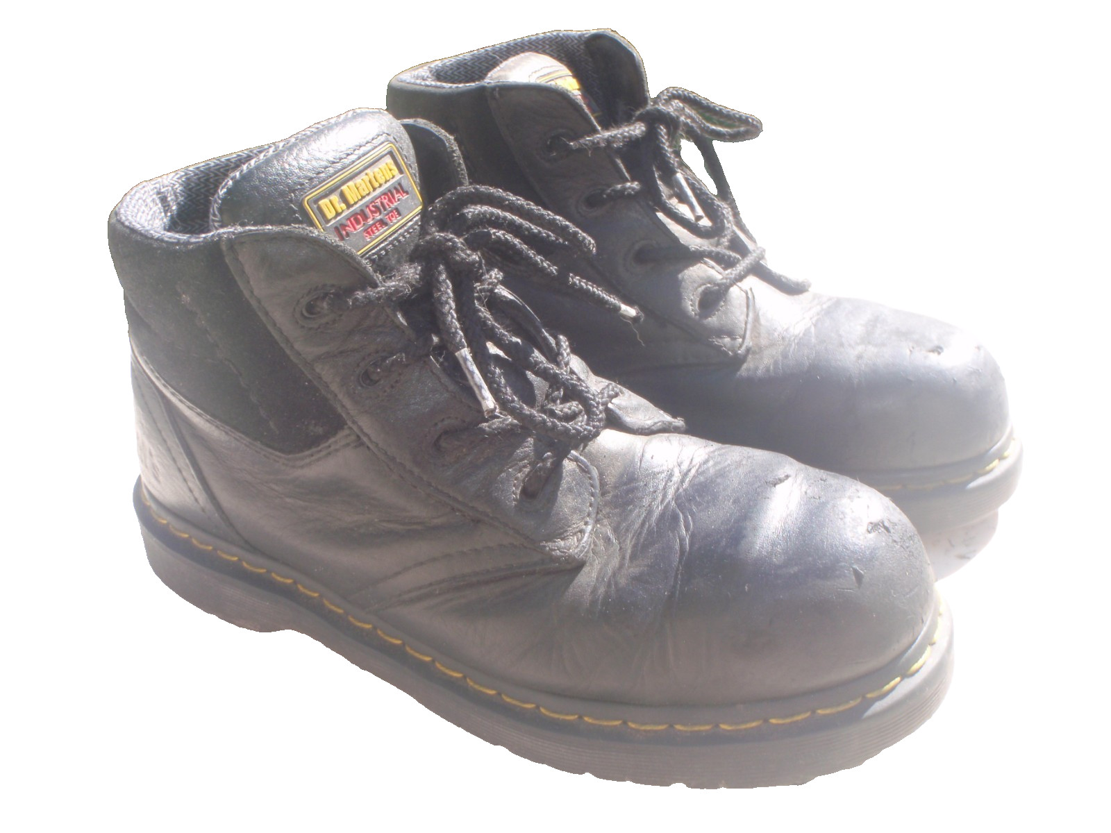 Dr Doc Martens SAFETY STEEL TOE INDUSTRIAL DM'S Mid MEN 9 WOMEN 10 UK8 EU42