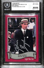 John Sayles Signed 1988 Pacific Eight Men Out #30 Card Beckett Auto 10