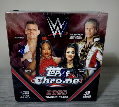 2025 TOPPS CHROME WWE MEGA BOX EXCLUSIVE REFRACTORS X-FRACTORS SHIPS TODAY NEW