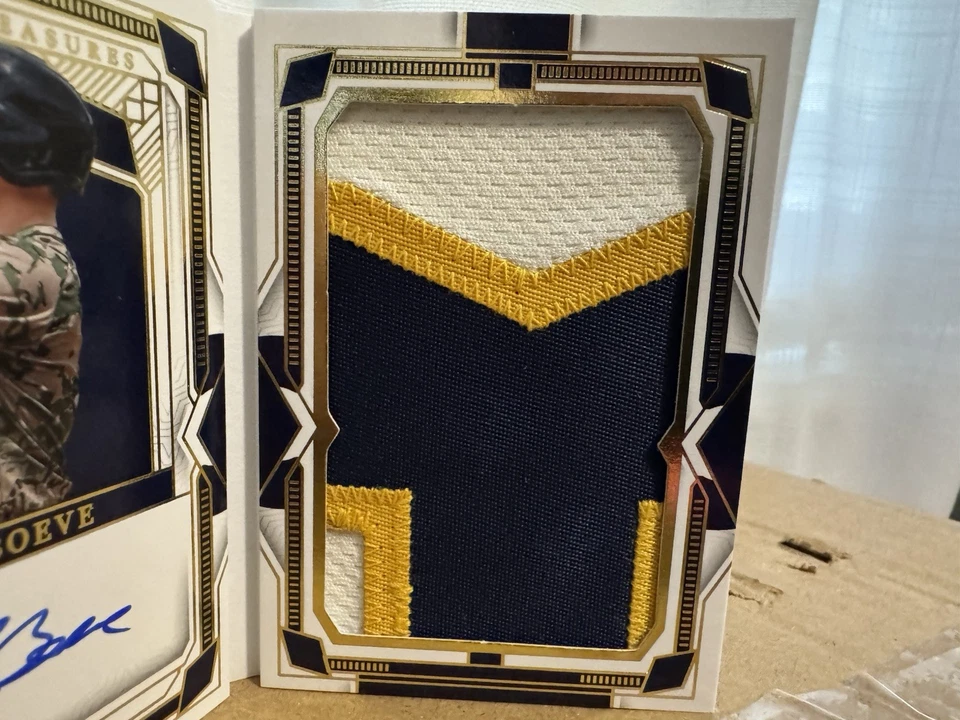 2024 National Treasures Mike Boeve Rookie Auto Booklet /35 - Image 3 of 4