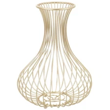 Wine Cork Holder, Rustic Metal Wine Cork Holder Decorative Golden Wine Cork S...