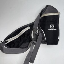 Salomon Hydro 45 Hydration Belt Bag Black Gray Running Hiking
